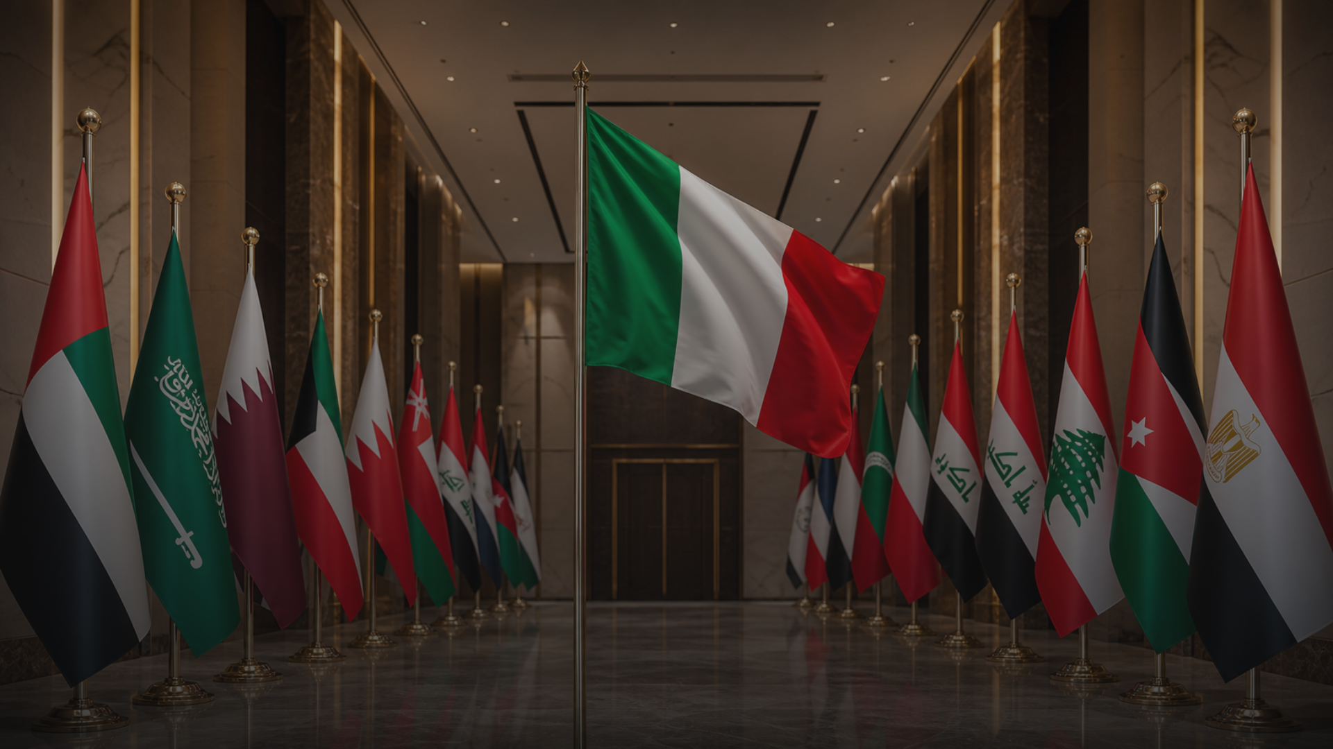 Bilateral Summit Flags